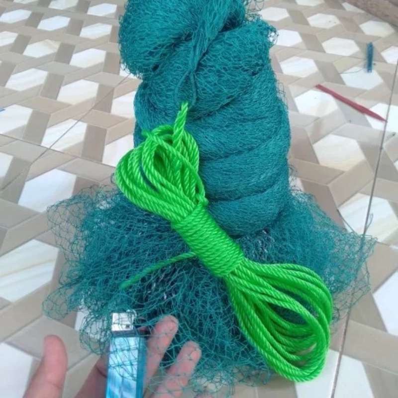 Jual Jala Tebar Nilon 12Fit. Jala Ikan Nilon 1inc Panjang 3.40meter di ...