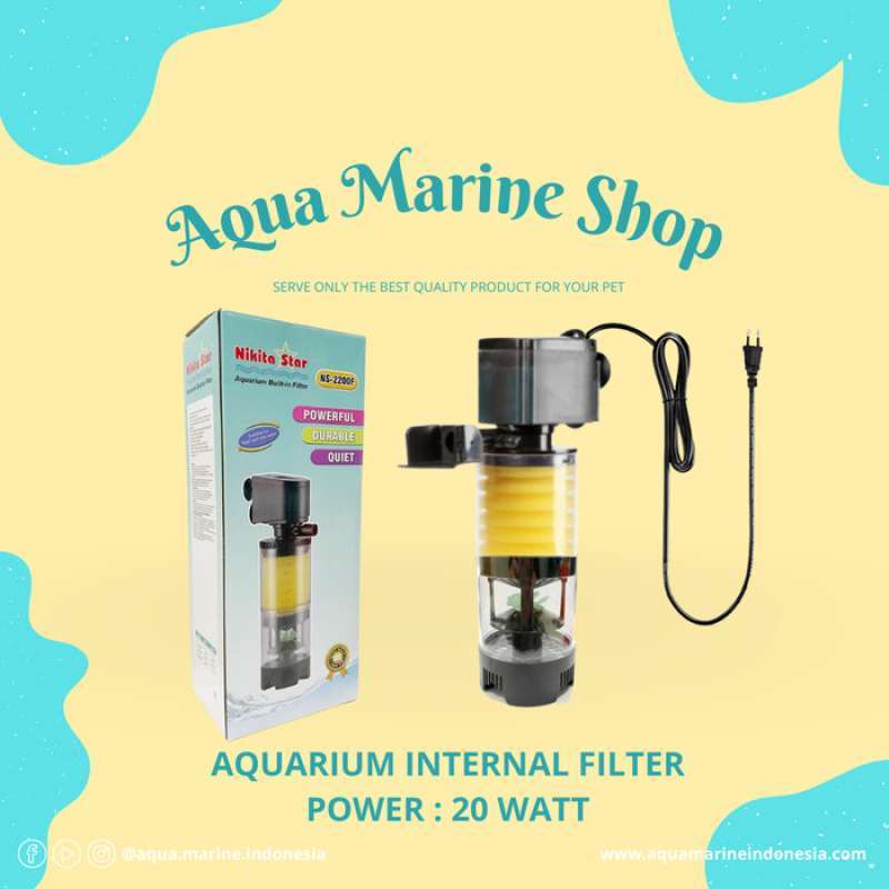 Promo Terbaik Internal Filter Aquarium Nikita Ns 2200F / Built In