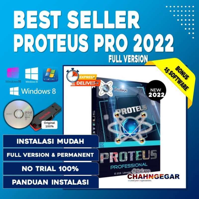 Promo Software Proteus 8 Professional Versi 2022 Sp3 Pcb Design Lisensi