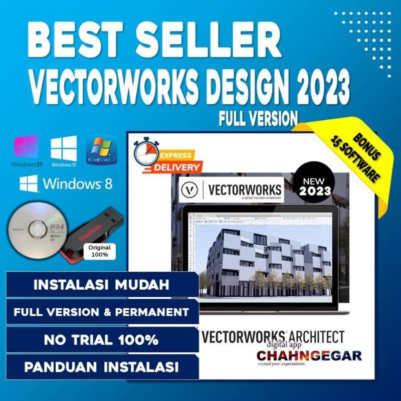 Jual Vectorworks 2023 Full Version Software Rangkaian Desain Sketsa 2D Jual vectorworks 2023 full version software rangkaian desain sketsa 2d