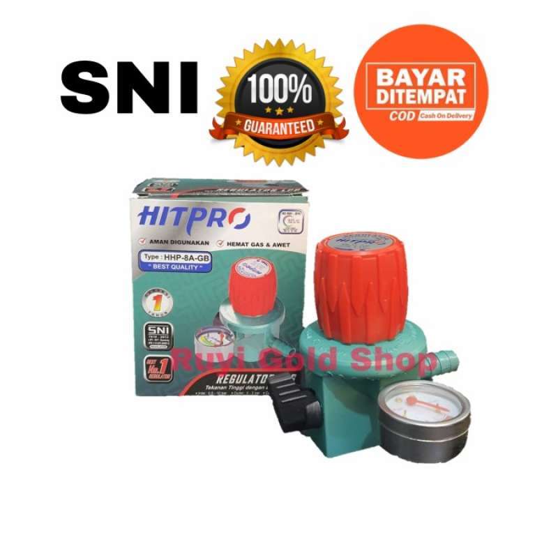 Promo Regulator Gas Lpg Tekanan Tinggi Dengan Meteran Hitpro Sni Diskon