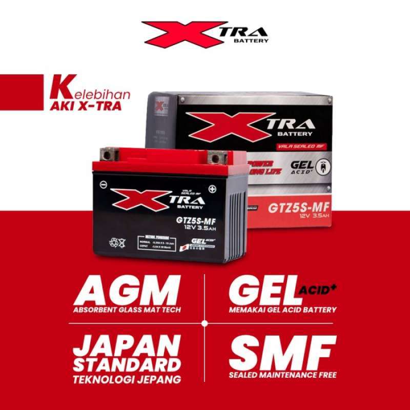 Jual Aki Motor Honda New Mega Pro Gtz5s Xtra Mf Aki Kering Di Seller