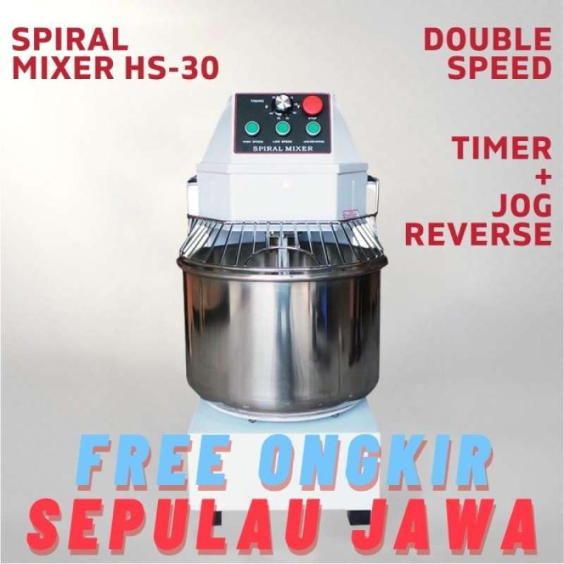 Jual Terbaik Spiral Mixer Hs30 Mesin Adonan Roti Kue 30 Liter Original