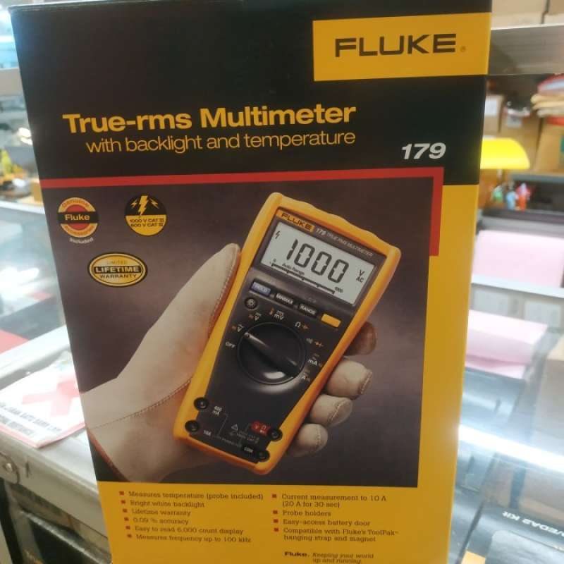 True Rms Multimeter 179 Jual Fluke 179 True Rms Digital Multimeter Di Seller Esmee Shop ...