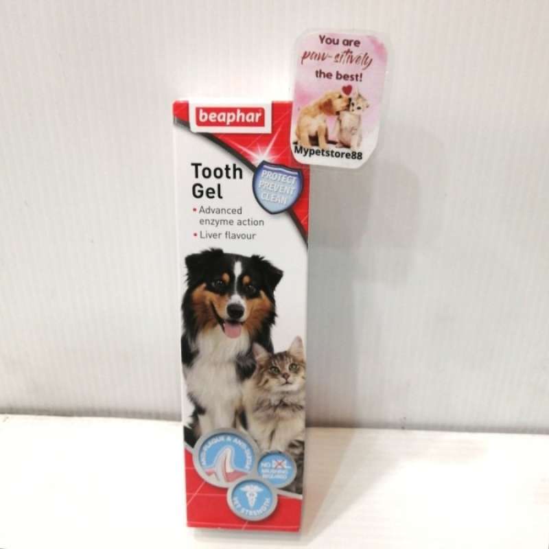 Promo Pasta Gigi Untuk Anjing Dan Kucing Beaphar Tooth Gel 100 gr