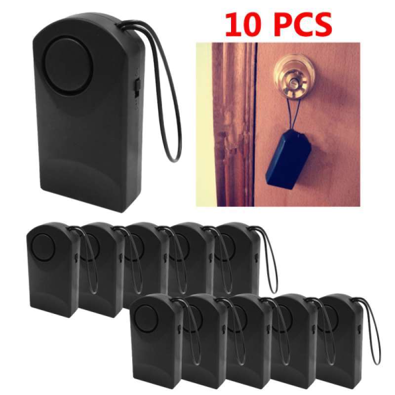 Door Knob Handle Alarm - 2 Pack Hanging Entry Warning Alarm, Intruder Detector For Home, Hotel, Dorm Travel Security