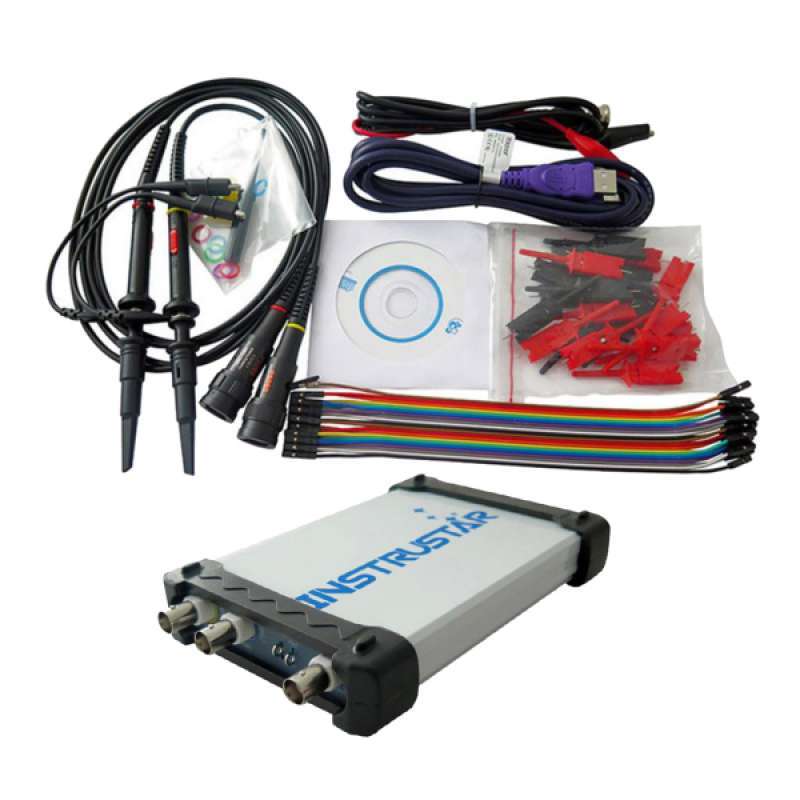 Jual ISDS205X PC Based USB Oscilloscope 2CH 20MHz Logic Analyzer Data