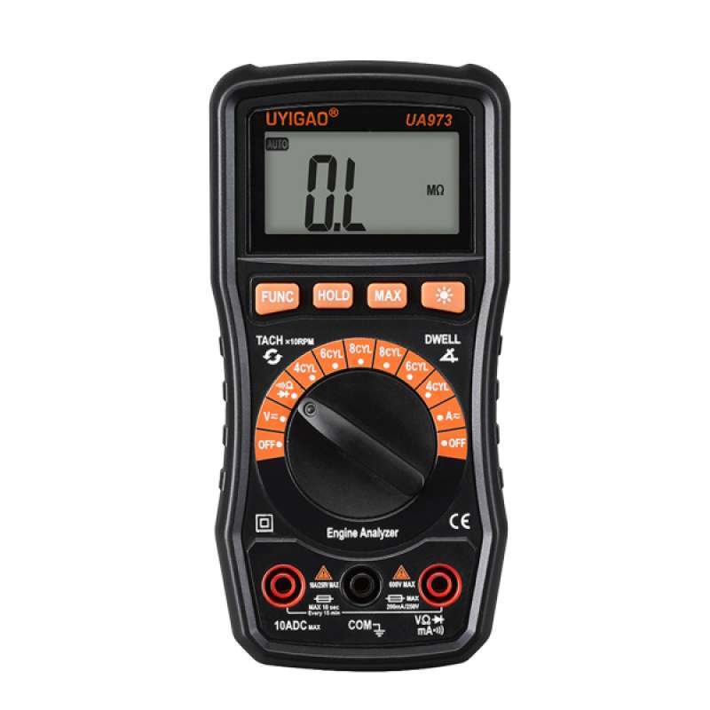 Promo Handheld Digital Automotive Multimeter Dwell Angle Engine Rev ...