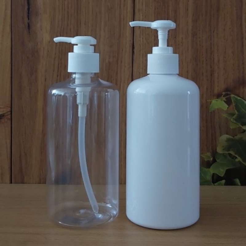 Promo botol pump 500ml/botol pet tebal/Pump lotion Diskon 33% di Seller ...