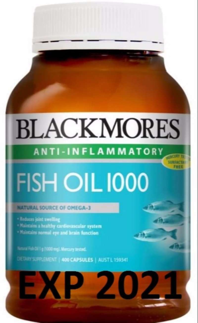 Jual Blackmores Anti Inflammatory Fish Oil 1000Mg Omega 3 400 Kapsul