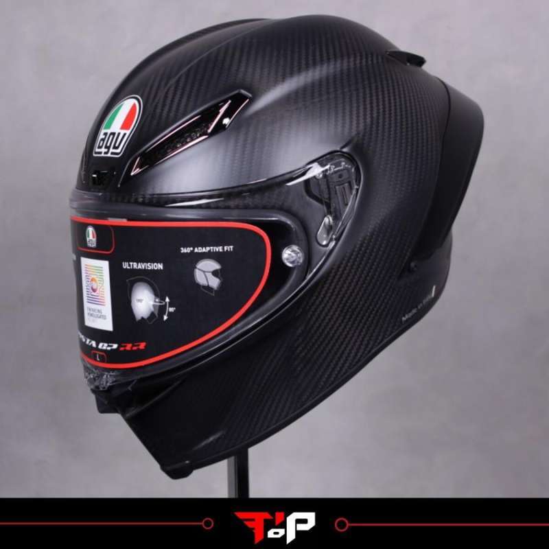 Jual AGV_HELMET PISTA GP RR CARBON MONO MATT HELM FULL FACE ORIGINAL di