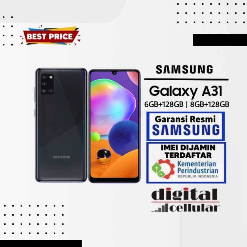 Jual Samsung Galaxy A31 Smartphone [8gb/128gb] Terbaru Oktober 2021