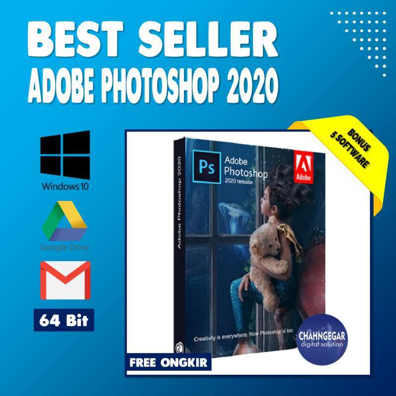 Jual Software Adobe Photoshop 2020 Full Version Software Editing Gambar