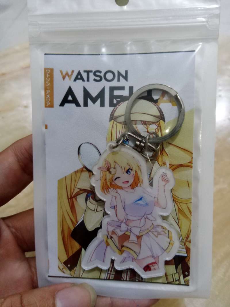 Jual Gantungan Kunci Amelia Watson Hololive / Ganci / Keychain Anime ...