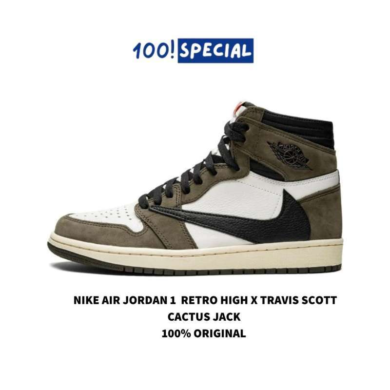 Nike Air Jordan Travis Scott Original Terbaru Januari 2024 | Blibli