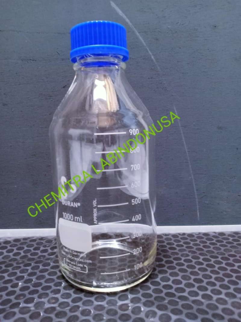 Promo DURAN Laboratory bottle 1000 ml Clear Botol sample Laboratorium