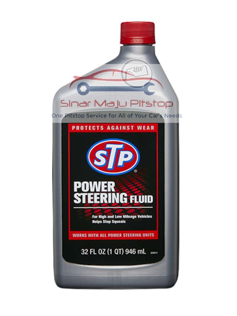 Promo STP Power Steering Fluid 946 Ml Cairan Minyak Oli Power 