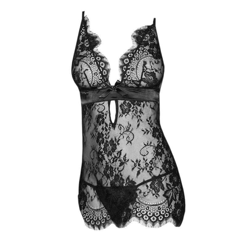 Promo Manmu Allure - L1185 L1186 - Baju Tidur Lingerie Chemise Seksi