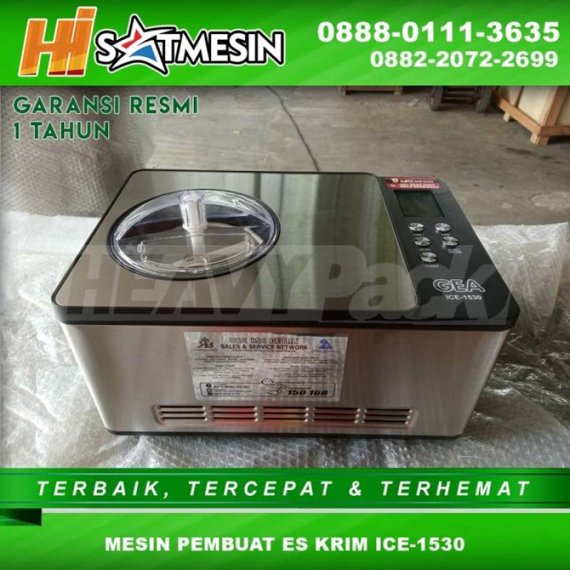 Jual Ice Cream Maker Gea Ice1530 Mesin Pembuat Es Krim Murah Di Seller