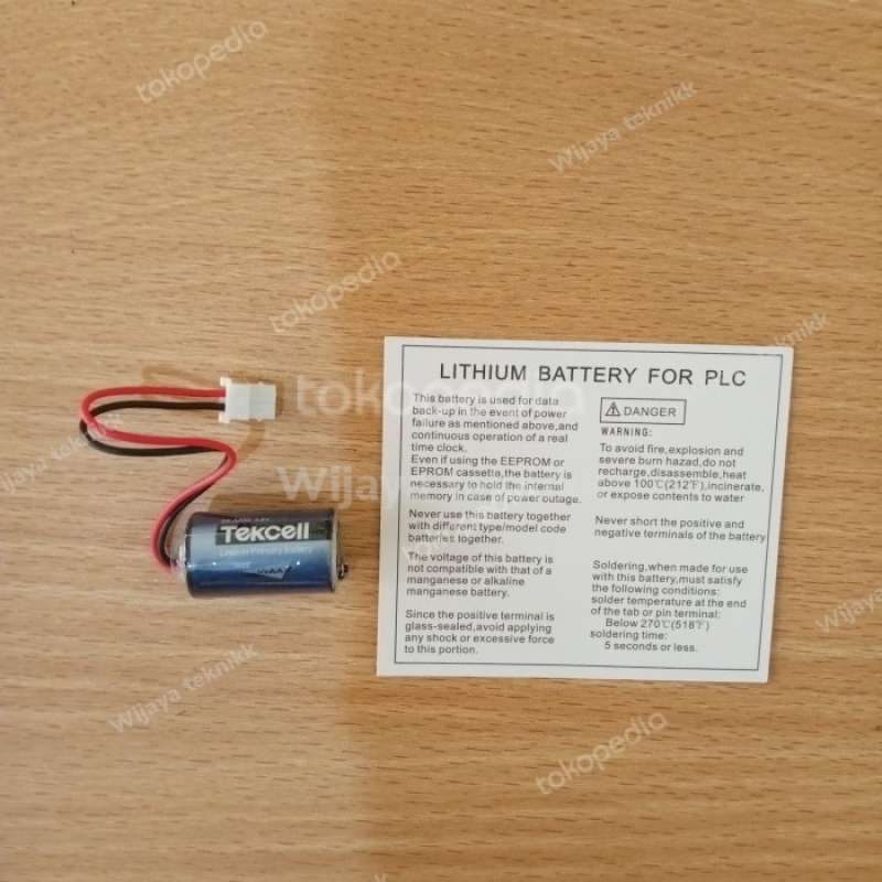 Promo BATERAI PLC TEKCELL SB-AA02 BATTERY PLC TEKCELL SB-AA02 3.6V 1 ...
