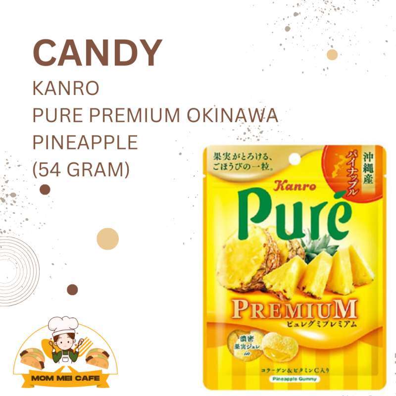 Jual Permen KANRO PURE PREMIUM OKINAWA PINEAPPLE Gummy Candy di Seller