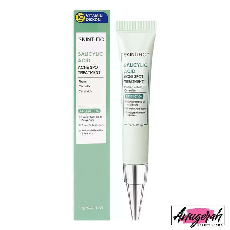 Promo SKINTIFIC Salicylic Acid Acne Spot Treatment Gel 10g Diskon 14