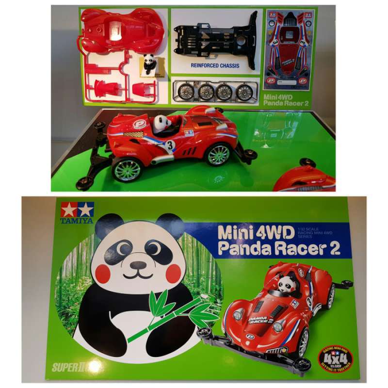 Promo Tamiya 18092 MINI 4WD PANDA RACER 2 SUPER-II CHASSIS Diskon 23% ...
