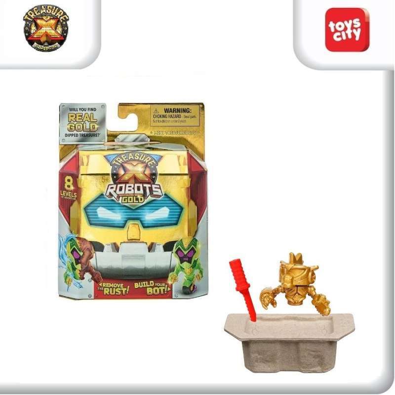 Jual Treasure X Robots Gold Mini Assorted Mainan Anak Mini Figure di