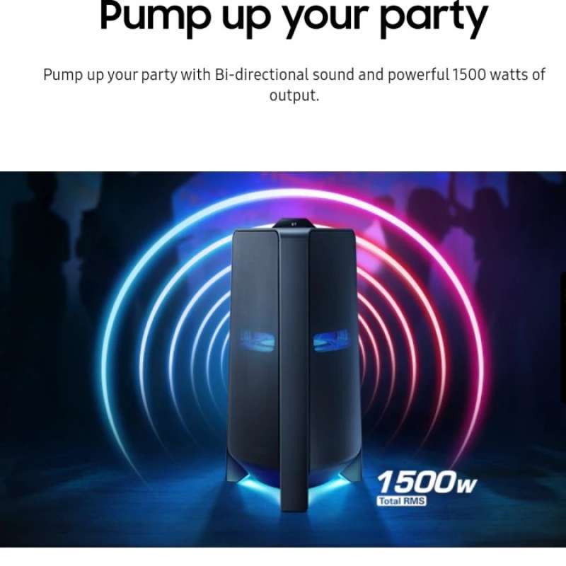 Promo Samsung Giga Sound Tower MXT70 Speaker Party Karaoke Portable