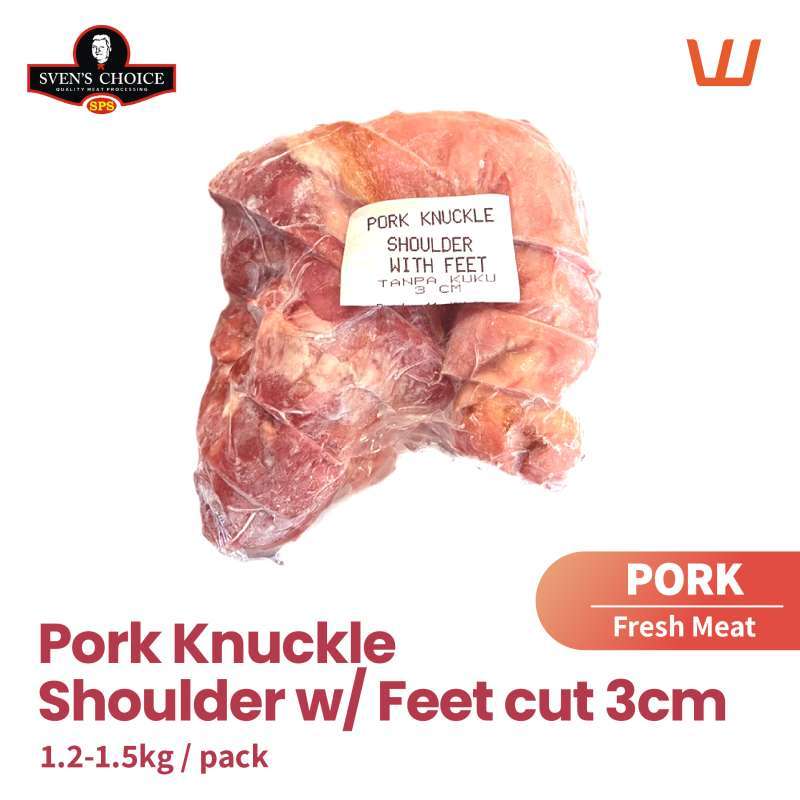 Jual Pork Knuckle Shoulder With Feet Cut 3cm Kaki Babi Sven's Choice