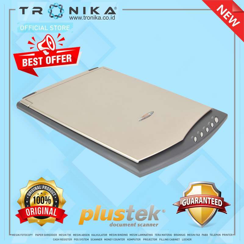 Scanner Plustek OpticSlim 2610 Plus - Numérisation A4 1200 Dpi USB - Compact Et Léger