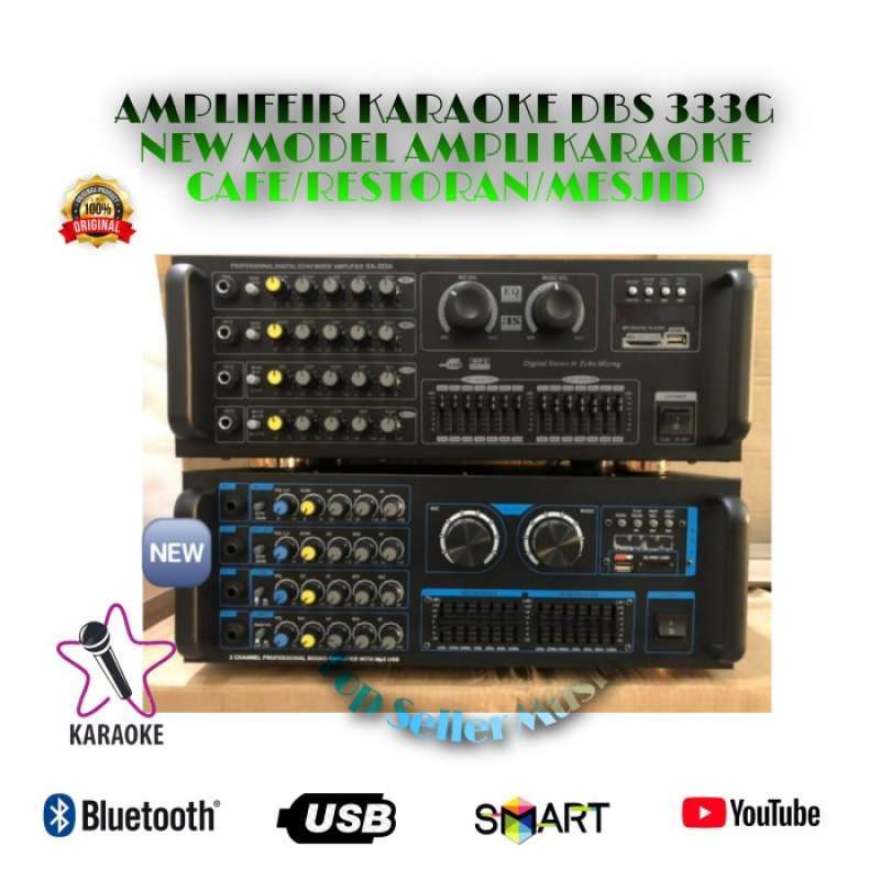 Jual AMPLIFIER KARAOKE POWER MIXER DBS 333G NEW SERIES ORIGINAL AMPLI di Seller Oracle Blibli