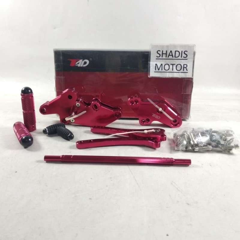 Tad Racing Promo Underbone Footstep Motor Merk TAD Racing Warna Merah Motor Vixion ...