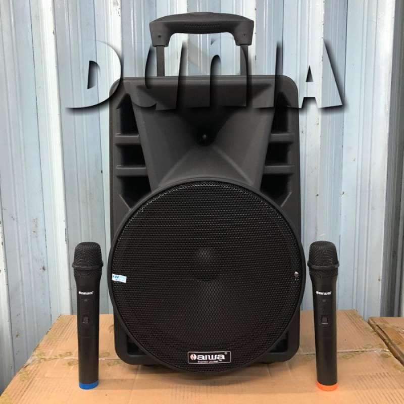 Jual Speaker Portable Amplifier Wireless N AIWA 112 LVF 12 inch