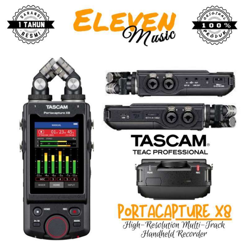 Promo Tascam Portacapture X8 HighResolution MultiTrack Handheld