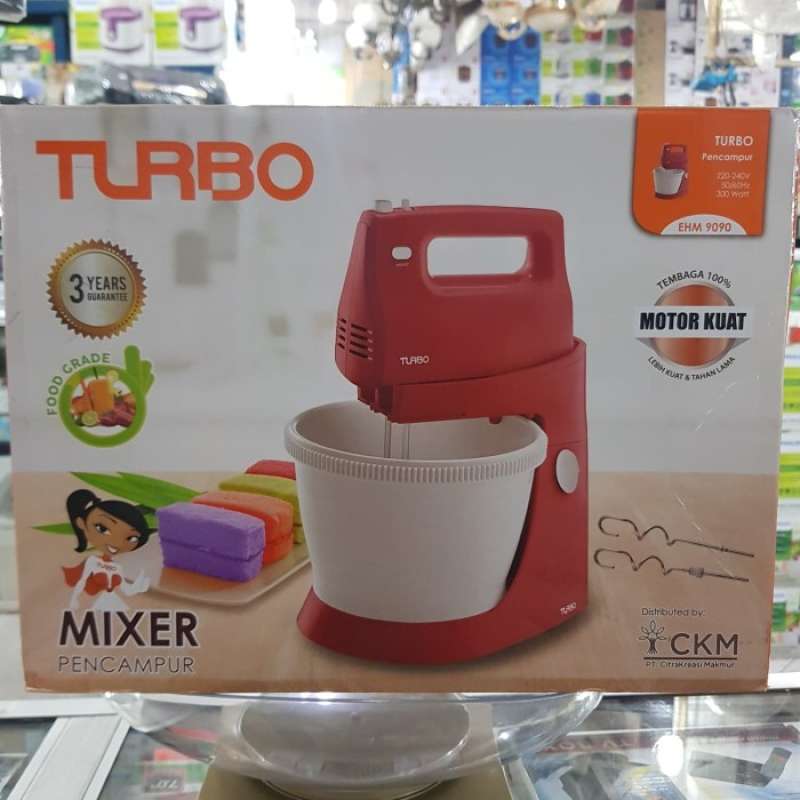 Promo Mixer Turbo Ehm 9090, Stand Mixer Turbo Merah, Mixer Comb Diskon