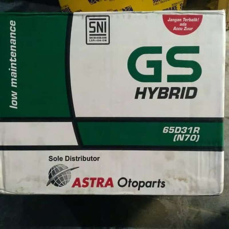 Promo AKI / ACCU BASAH GS HYBRID N70 | L200 L300 Diskon 23% di Seller