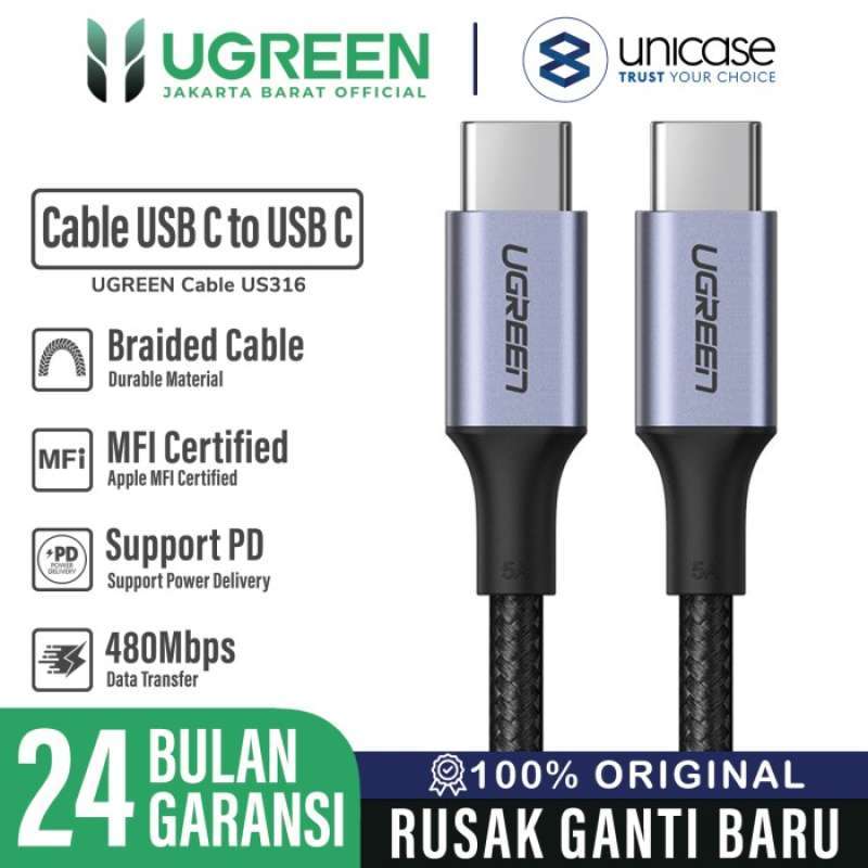 Câble Charge Et Data Greenjoy USB Type C 3A 1m Noir