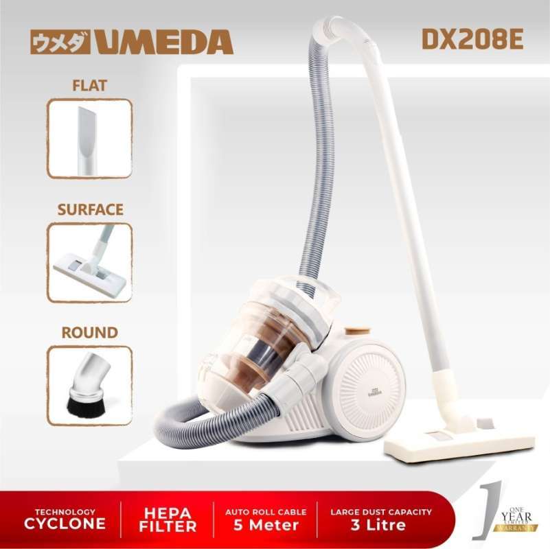Jual Umeda Vacuum Cleaner Bagless Turbo Cyclone Dx208e Cannister Di