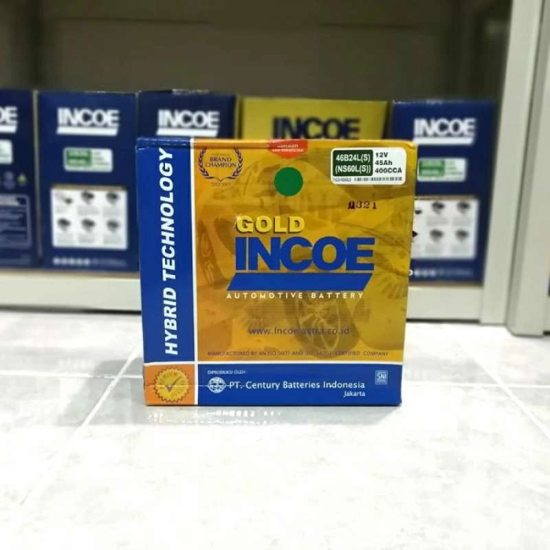 Promo Aki Mobil Toyota Sienta, Yaris, New Vios Incoe Gold Ns60Ls Aki