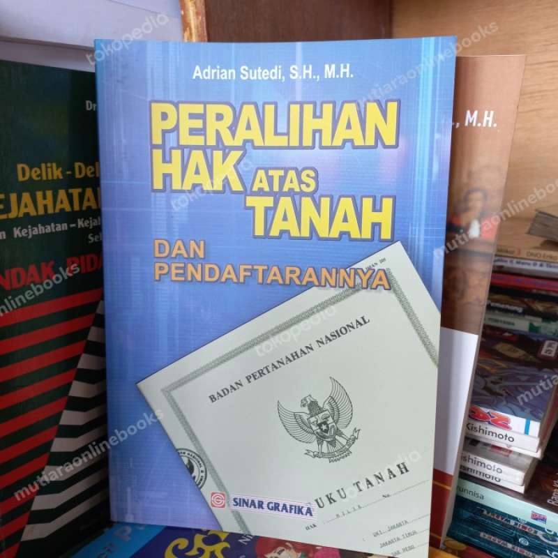 Promo Buku Peralihan Hak Atas Tanah dan Pendaftarannya Diskon 23% di ...