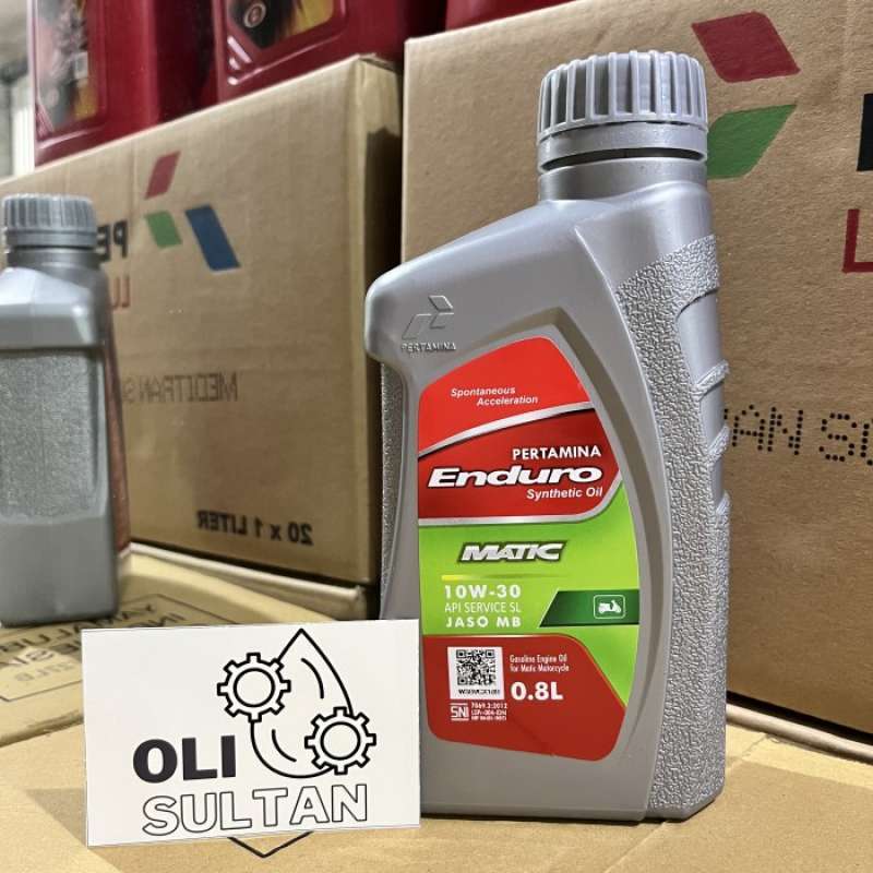 Jual Eunduro Matic Sae 10w30 Api Sl 800ml Original Pertamina Oli
