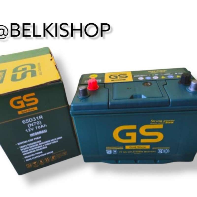 Promo Aki kering GS MF N70 12V 70Ah 65D31R Battery phanter L300 Diskon