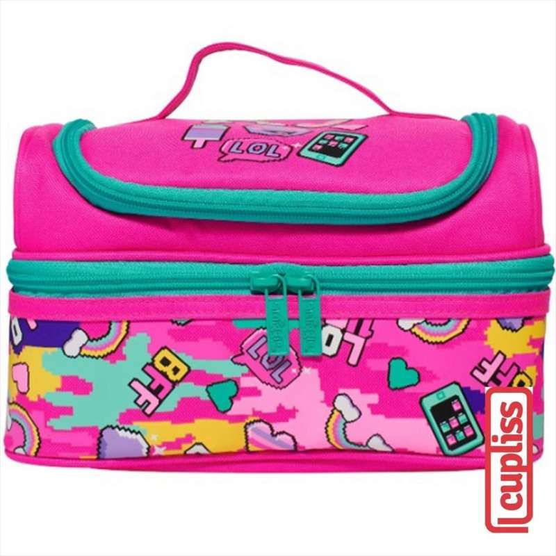 Jual Smiggle Lunchbox 444338 Double Decker Dash Pink Lunch Box Di