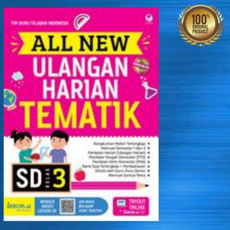 Jual Buku All New Ulangan Harian Tematik Kelas 3 Sd/mi - Original Di ...