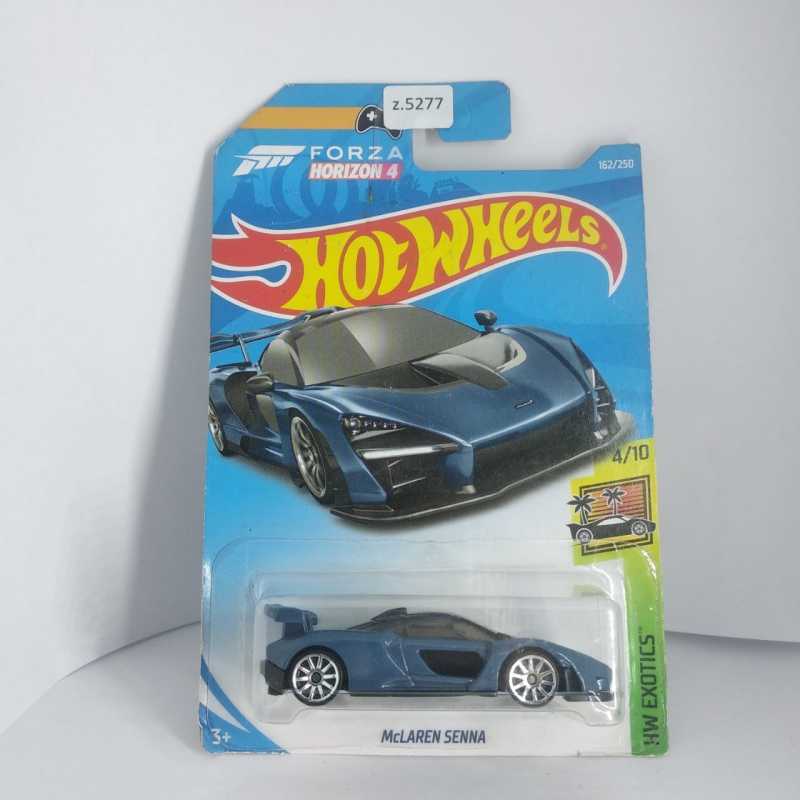 Hot Wheels McLaren Senna Blue 1:64 Die-Cast Car - Exotics Series 4/10, Forza Horizon 4 Edition (162/250)