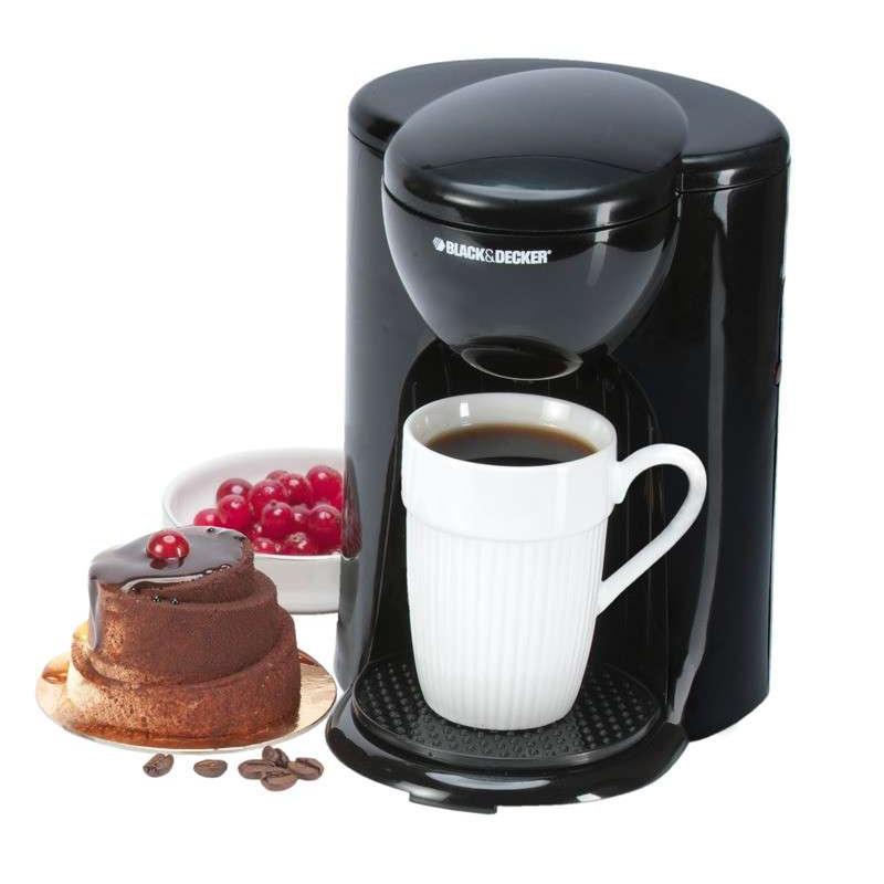 Jual Black+Decker Coffee Maker Mini 1 Cup 330W 250ml DCM25B1 CDM di