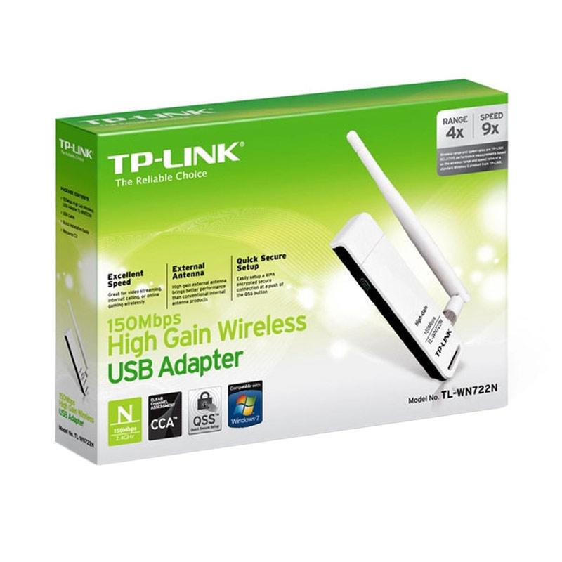 Jual TP-LINK TL-WN722N Wireless USB Adapter [150 Mbps