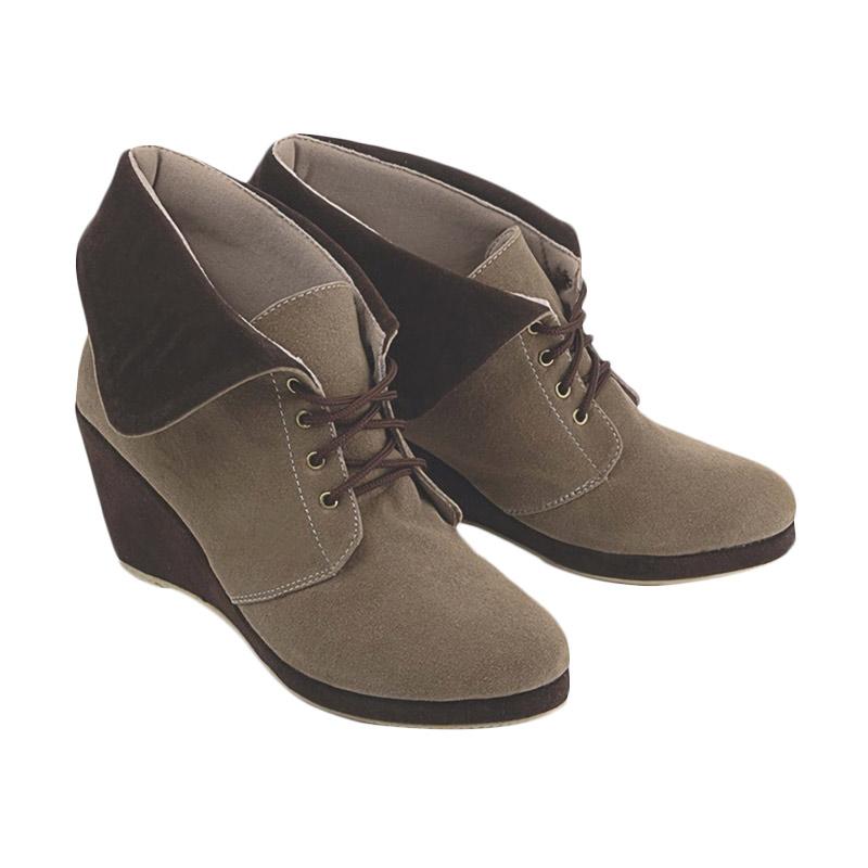 jual blackkelly lhe 729 sepatu wedges wanita coklat jual blackkelly lhe 729 sepatu wedges wanita coklat