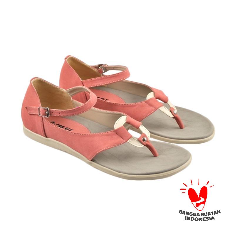 Harga CBR Six IWC 865 Alisya Sandal Teplek - Pink Grey